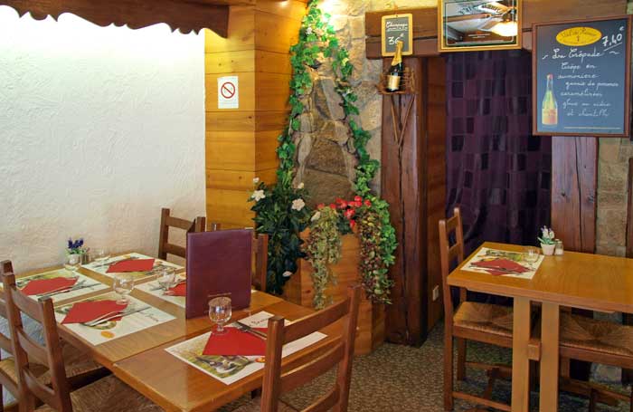 crêperie la Cascade La Clusaz