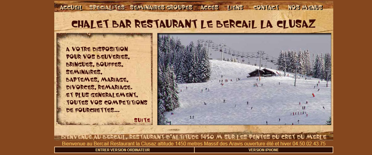 situé sur les piste de ski du crêt du merle à la Clusaz restaurant très festif pour toutes vos fêtes et vos gueuletons