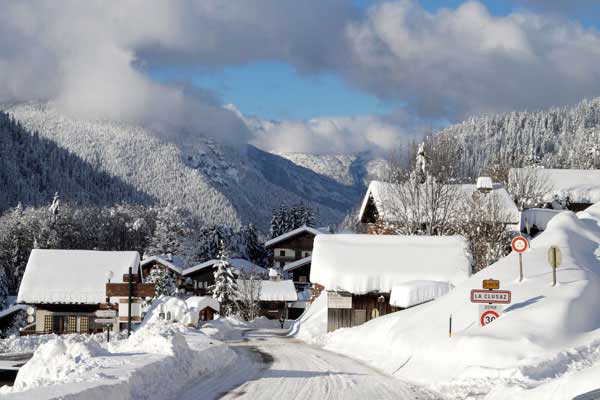 Entrée de La Clusaz